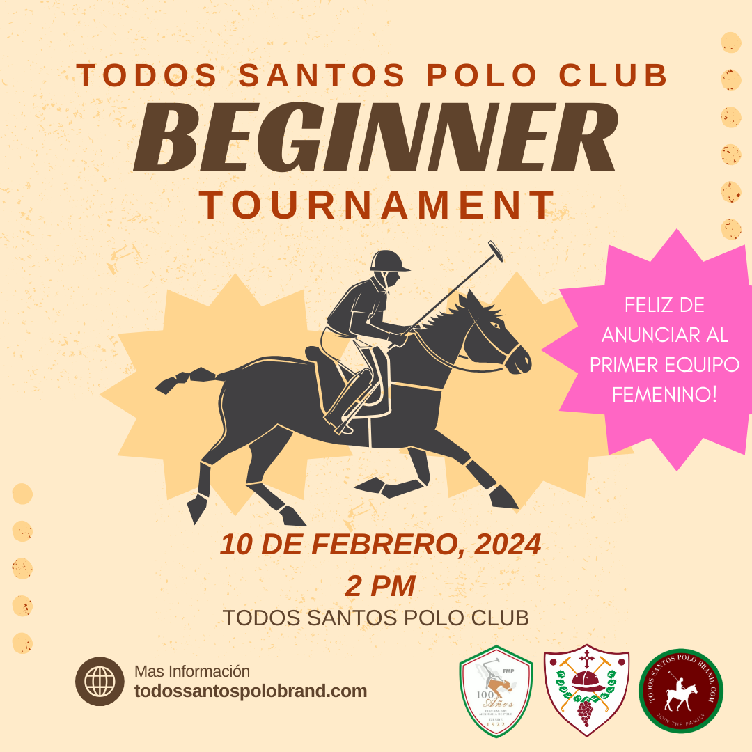 Beginner's Polo Tournament 2023 - Febrero 10, 2 pm