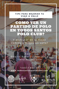 Como ver un partido de Polo En Todos Santos Polo Club?